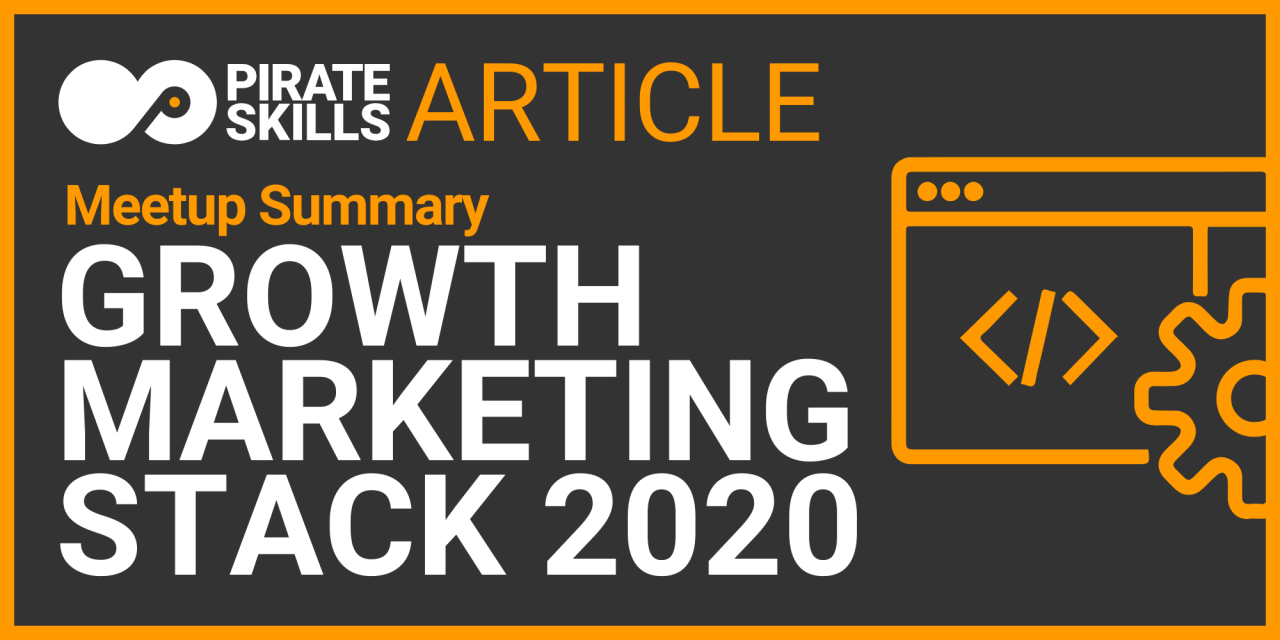 Growth marketing Stack 2020