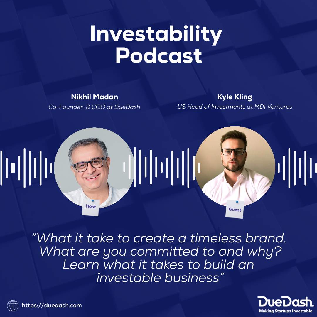 DueDash Investability Podcast with Kyle from MDI Ventures