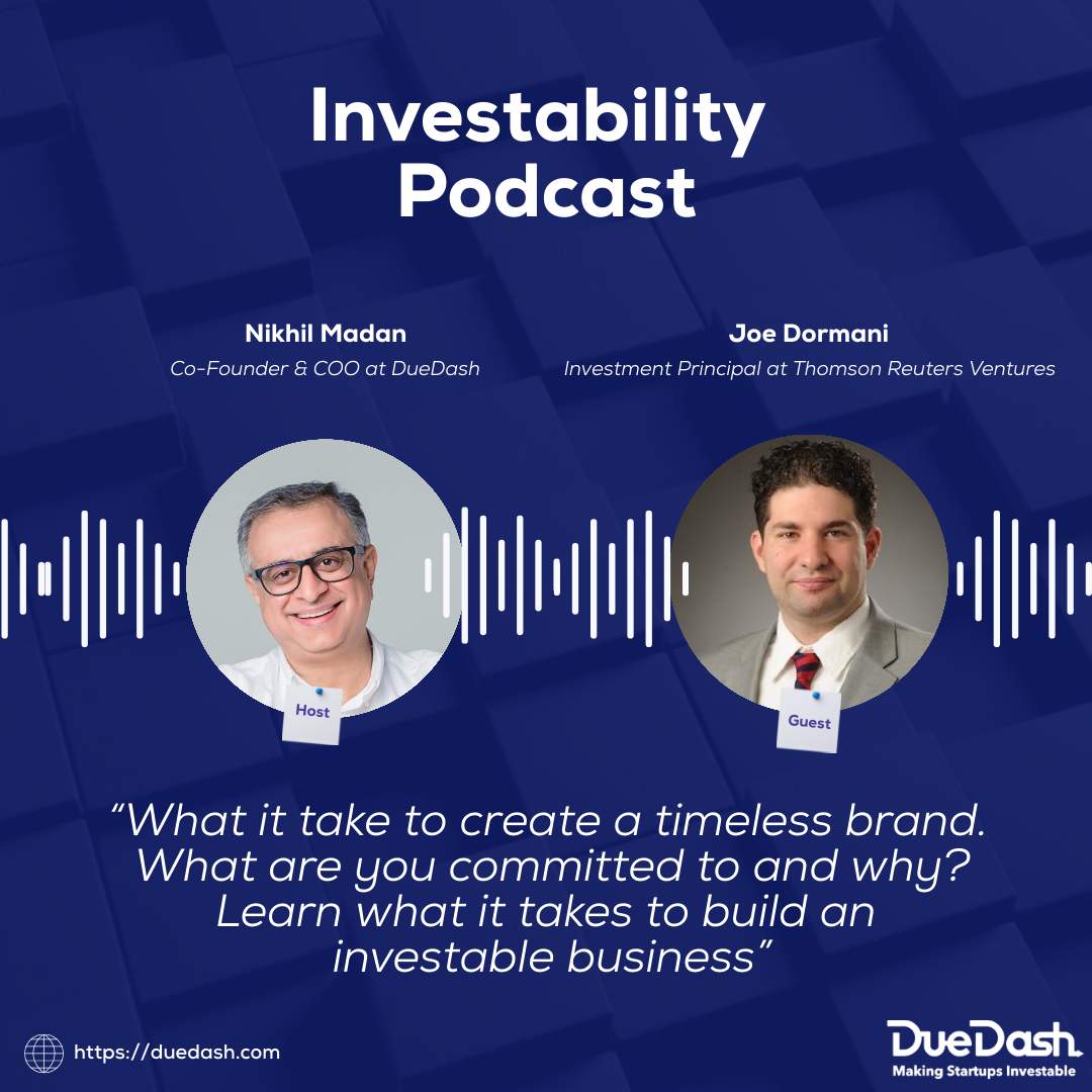 Investability Podcast Episode - Joe Dormani