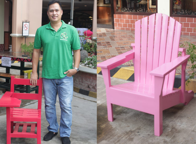 From plastic waste to useful chairs