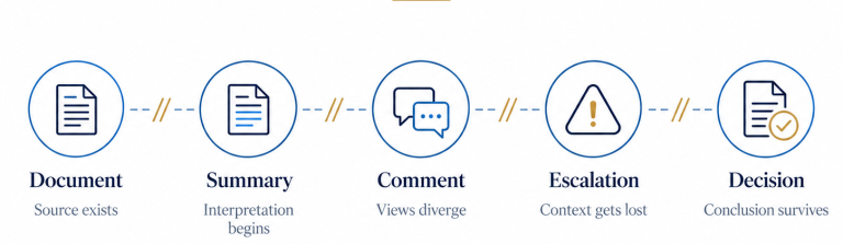 The Problem Is Not Missing Evidence. It’s Fragmented Review. 4